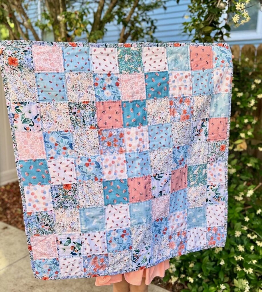 photo of patchwork quilt